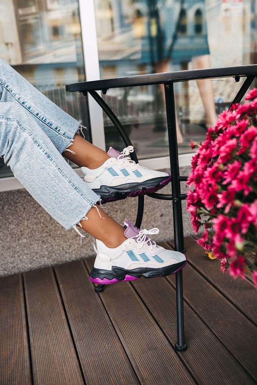 Adidas Ozweego Adiprene White Black Violet