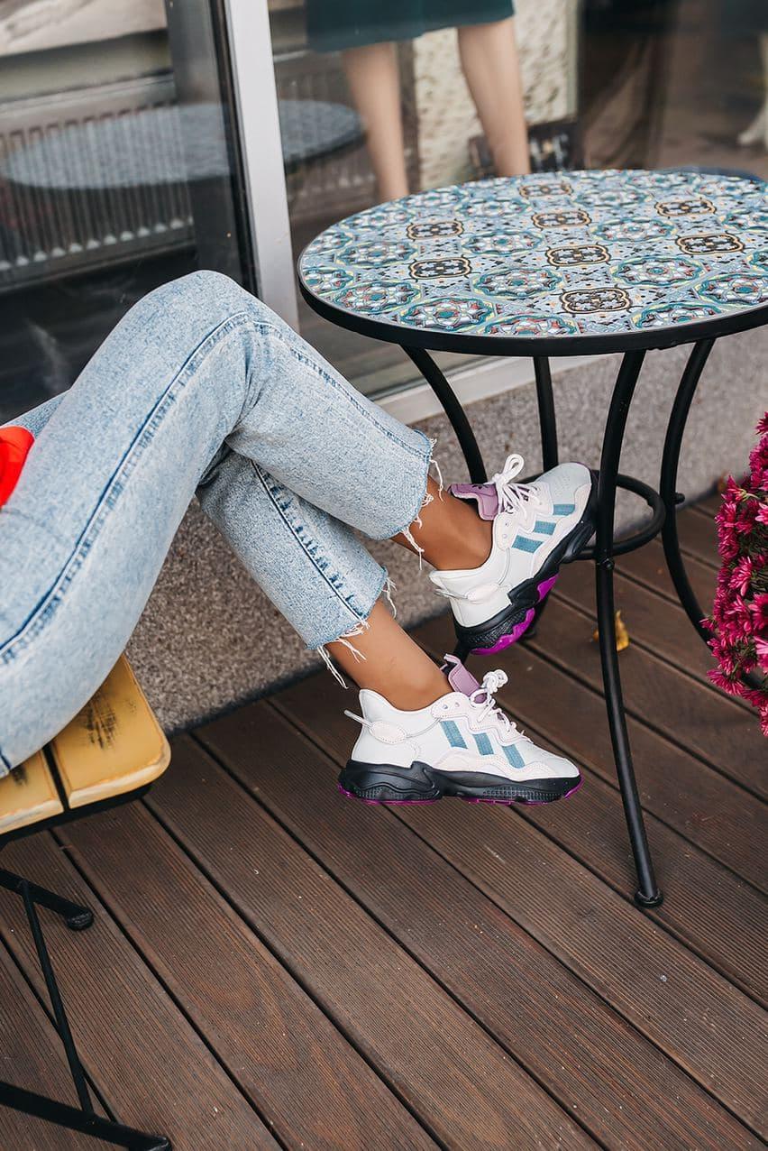 Adidas Ozweego Adiprene White Black Violet