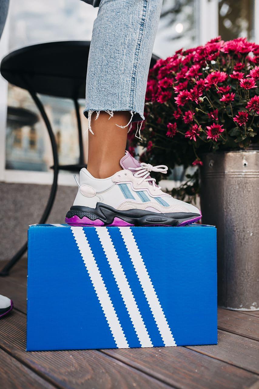 Adidas Ozweego Adiprene White Black Violet