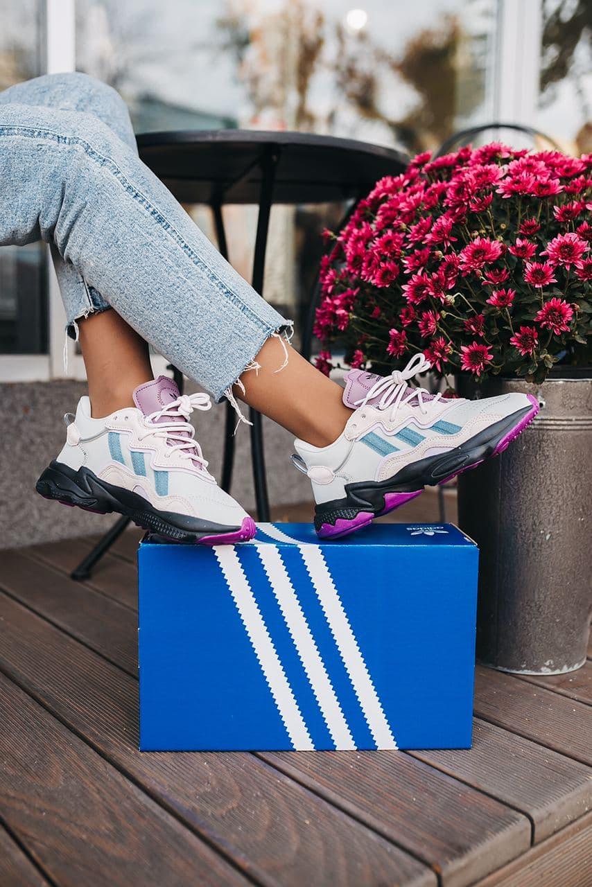 Adidas Ozweego Adiprene White Black Violet
