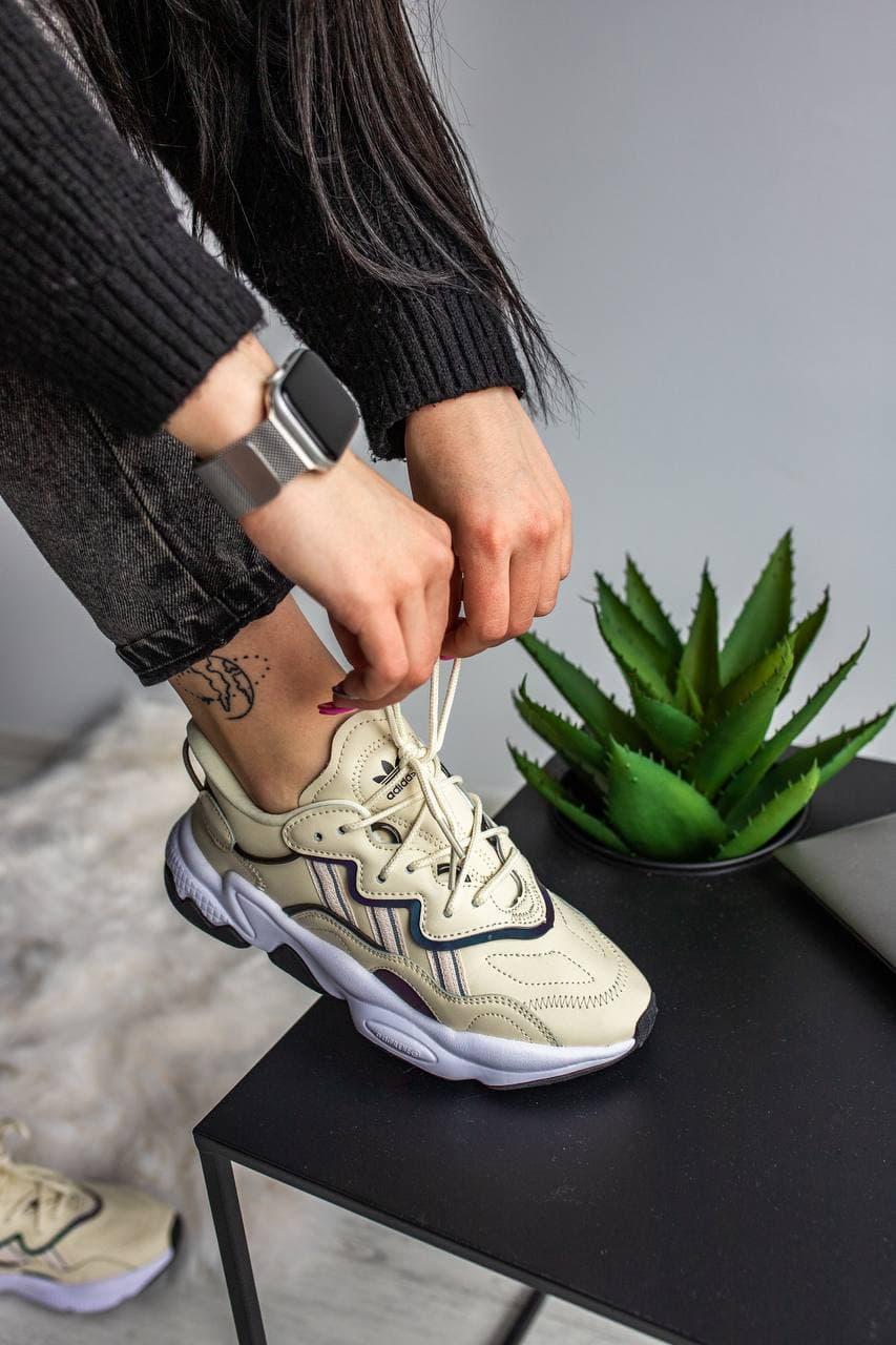 Adidas Ozweego Adiprene Pride Dark Beige Grey 2