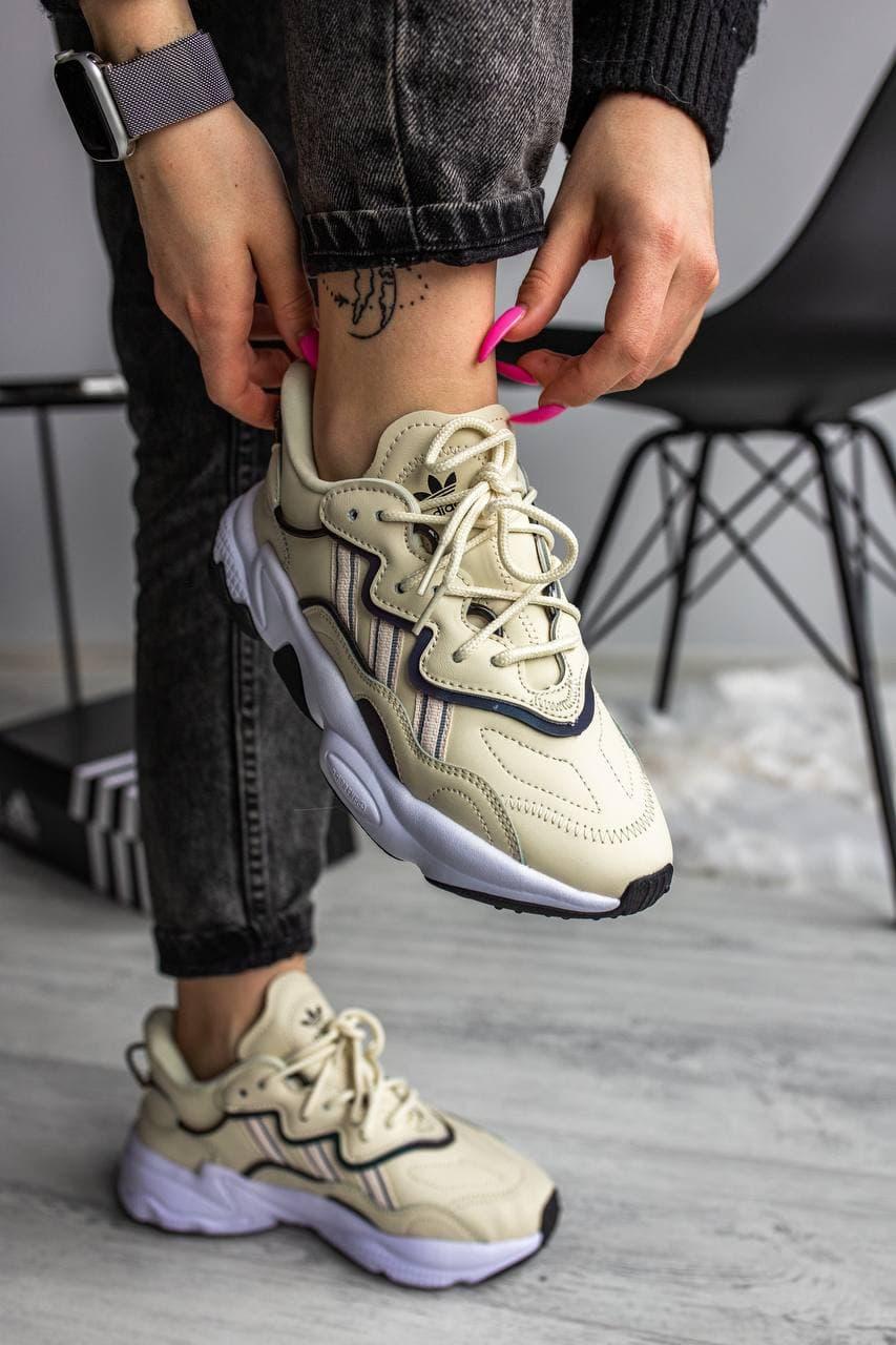 Adidas Ozweego Adiprene Pride Dark Beige Grey 2