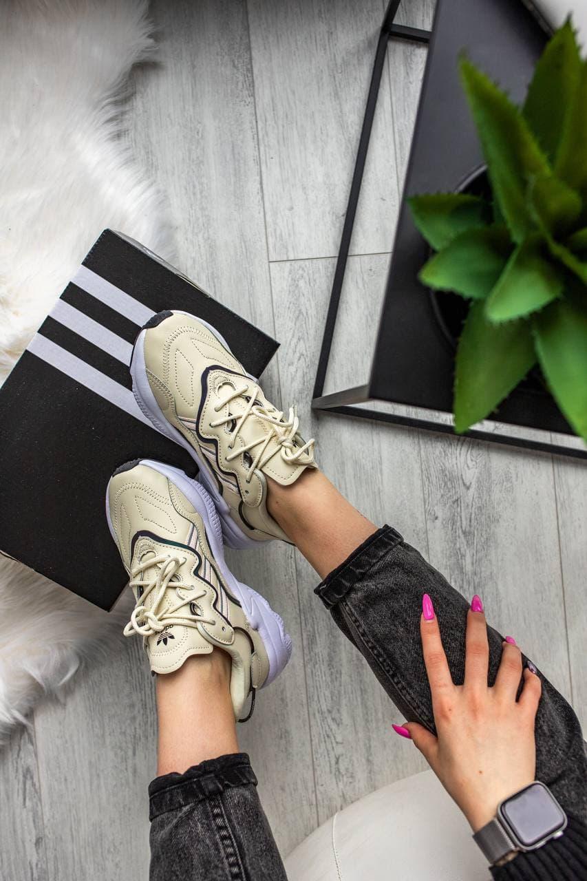 Adidas Ozweego Adiprene Pride Dark Beige Grey 2