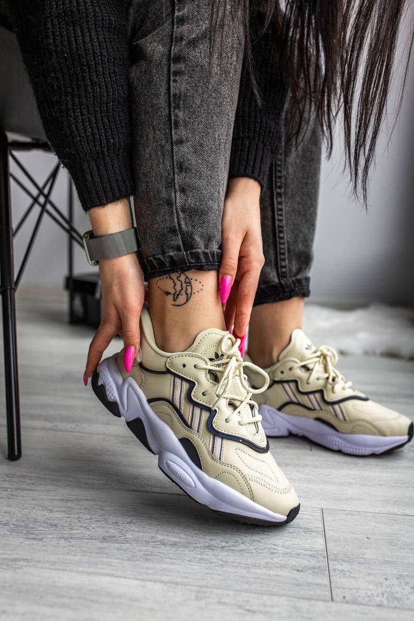 Adidas Ozweego Adiprene Pride Dark Beige Grey 2