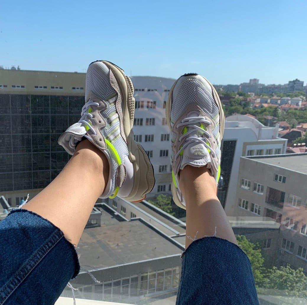 Adidas Ozweego Adiprene Pride Beige White 1