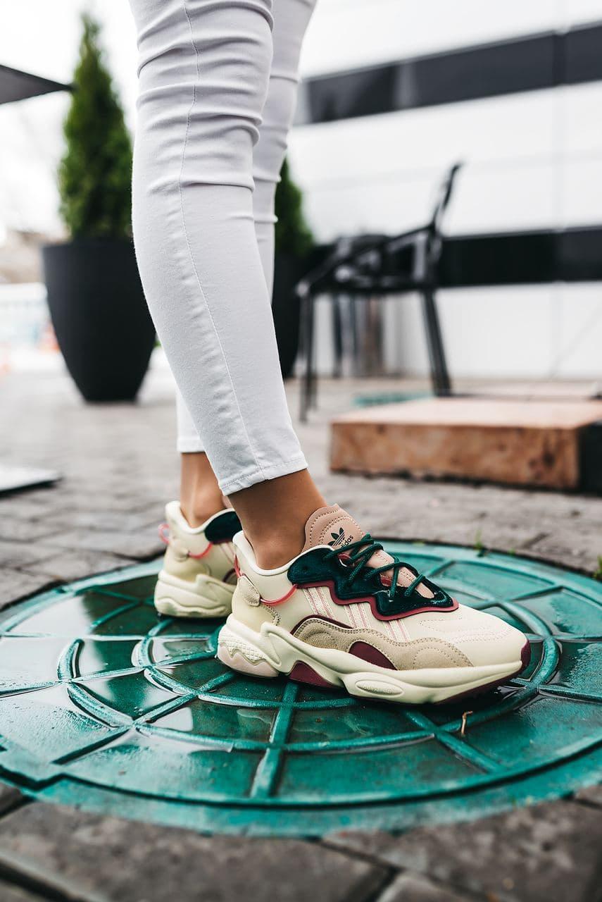 Adidas Ozweego Adiprene Pride Beige Green Brown