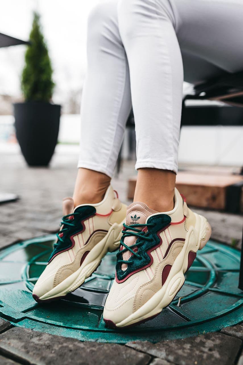 Adidas Ozweego Adiprene Pride Beige Green Brown