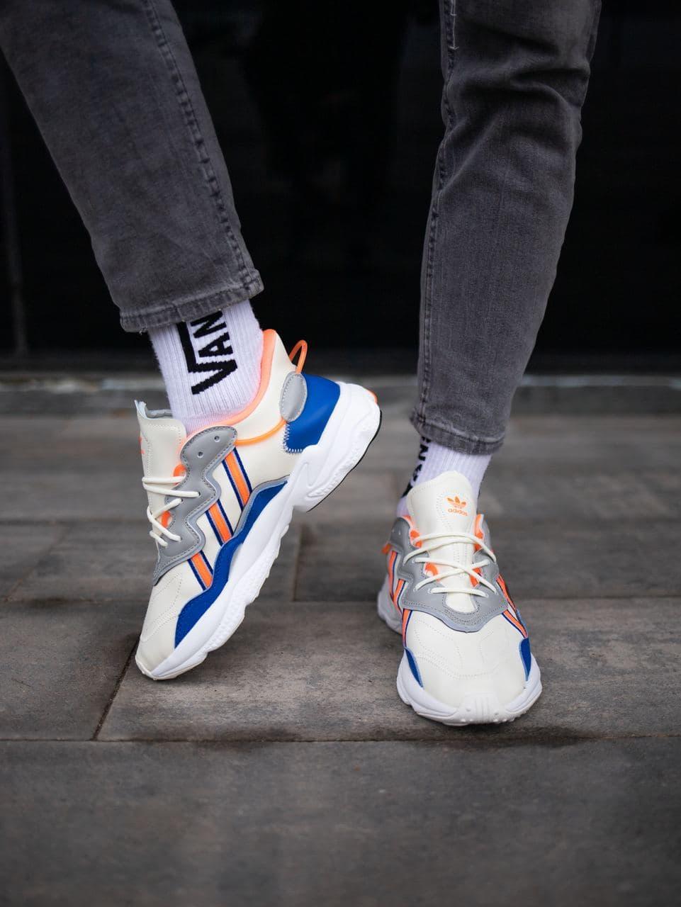 Adidas Ozweego Adiprene Pride White Blue Orange