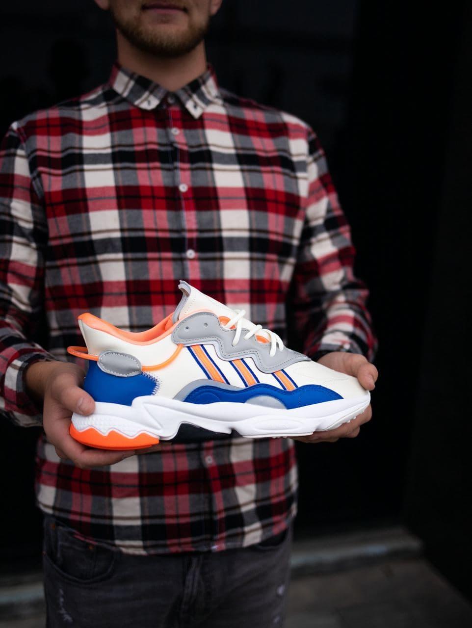 Adidas Ozweego Adiprene Pride White Blue Orange