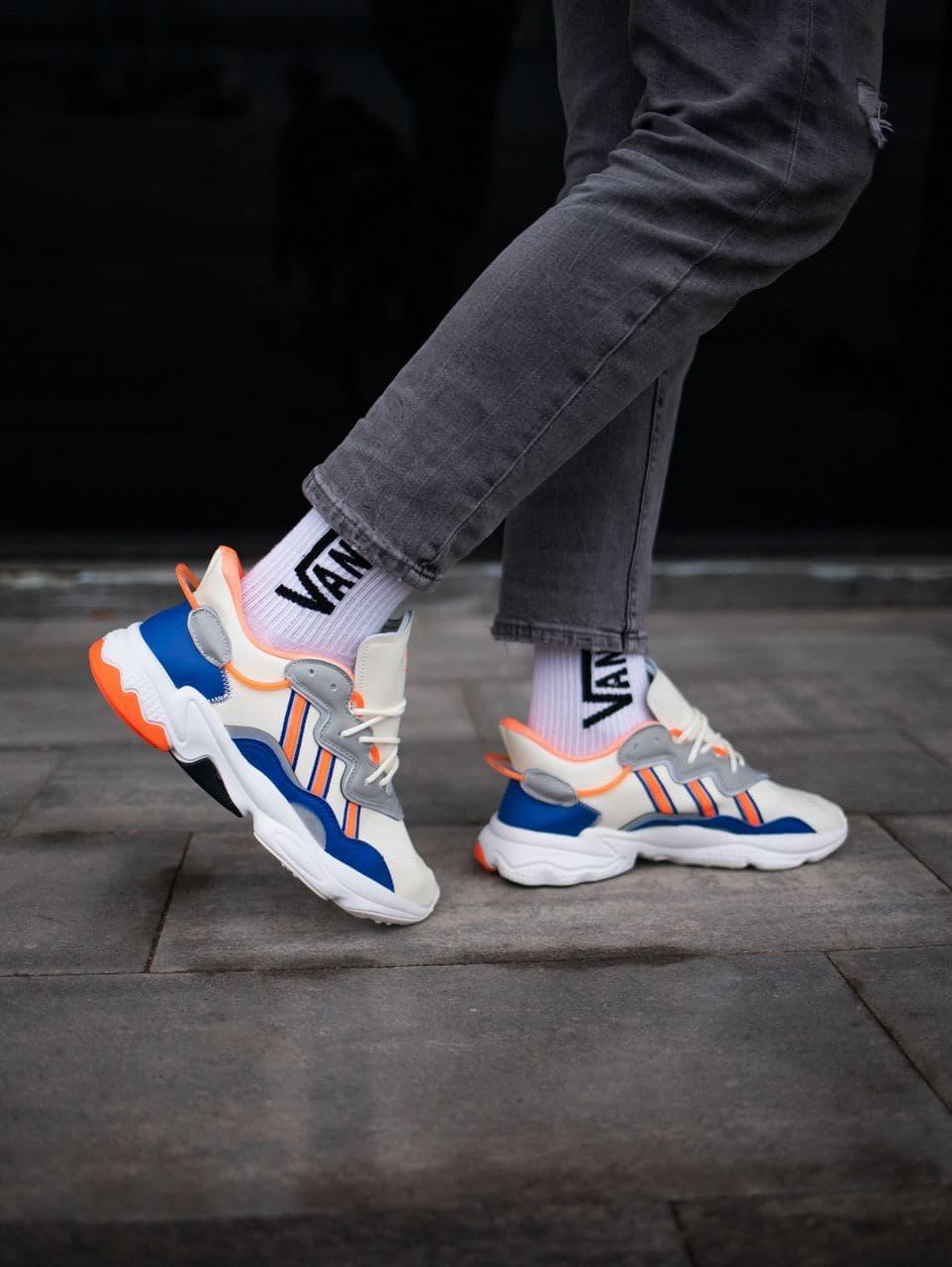 Adidas Ozweego Adiprene Pride White Blue Orange