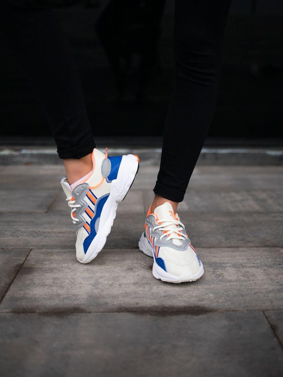 Adidas Ozweego Adiprene Pride White Blue Orange