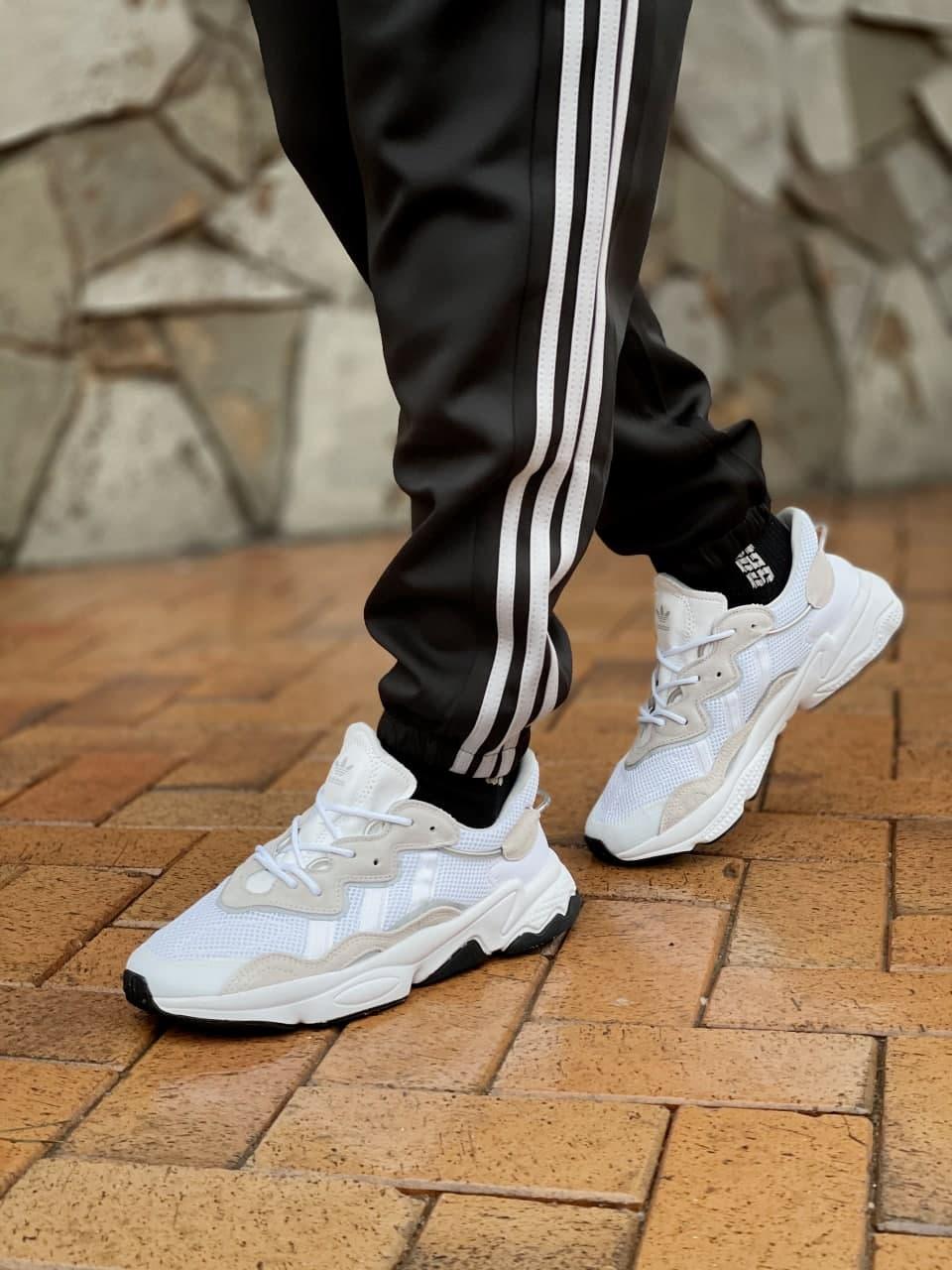 Adidas Ozweego Adiprene Pride White Beige Black