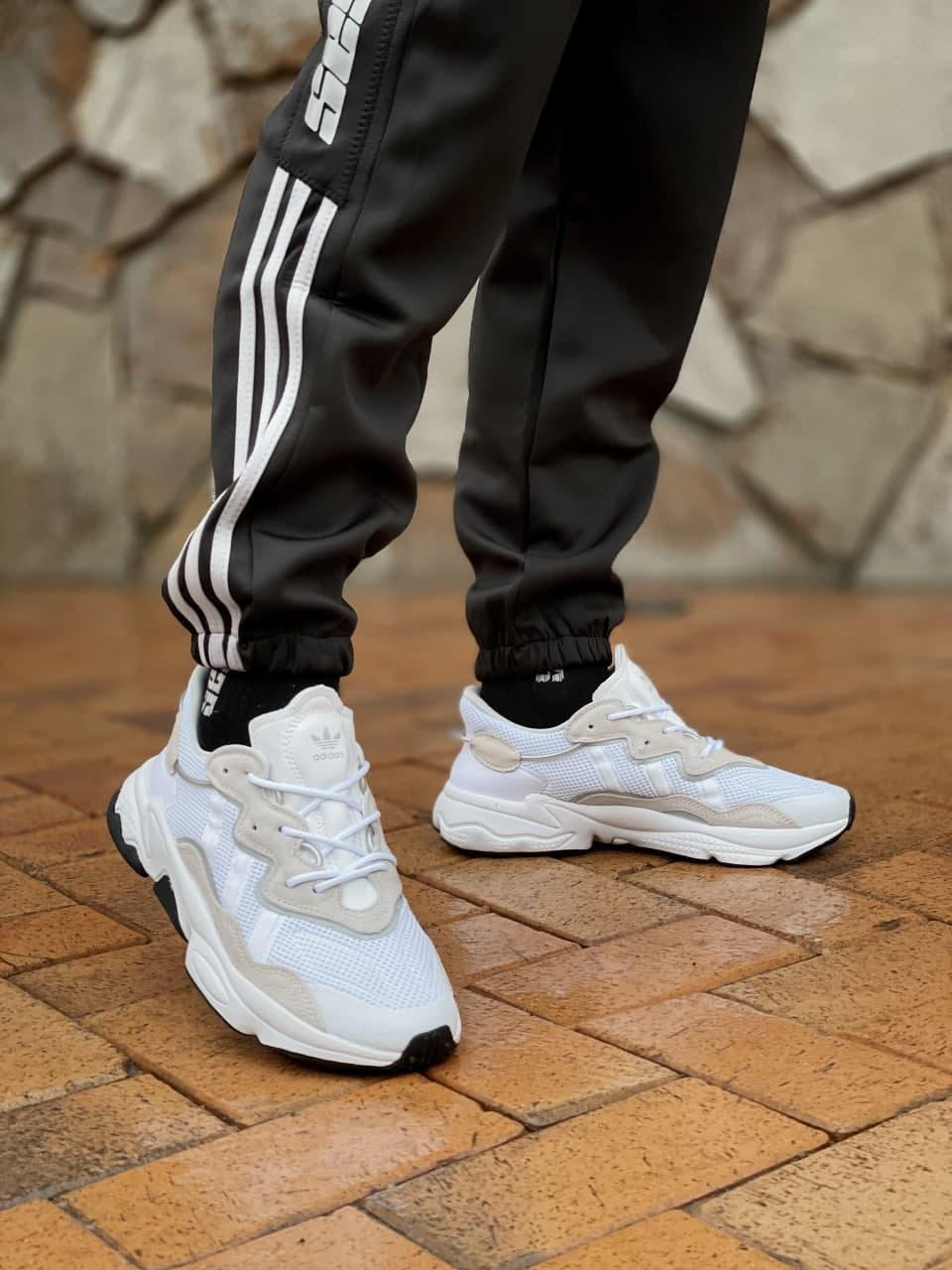 Adidas Ozweego Adiprene Pride White Beige Black