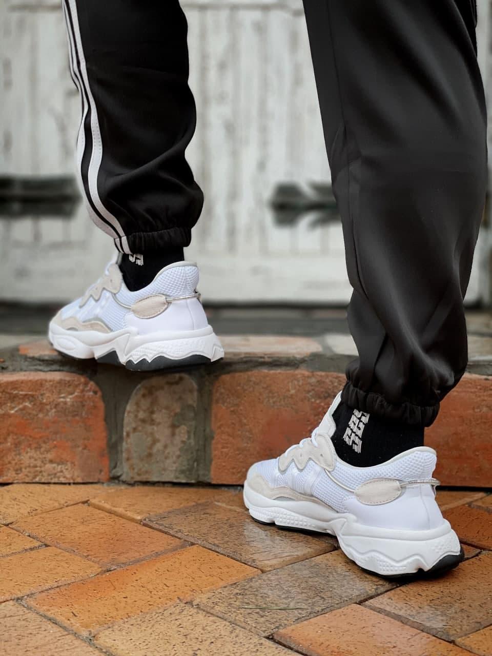 Adidas Ozweego Adiprene Pride White Beige Black