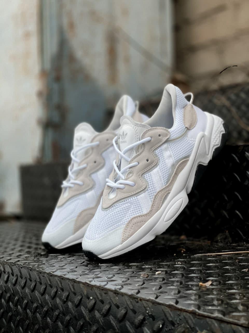Adidas Ozweego Adiprene Pride White Beige Black