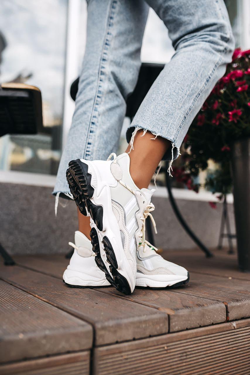 Adidas Ozweego Adiprene Pride White Grey Black