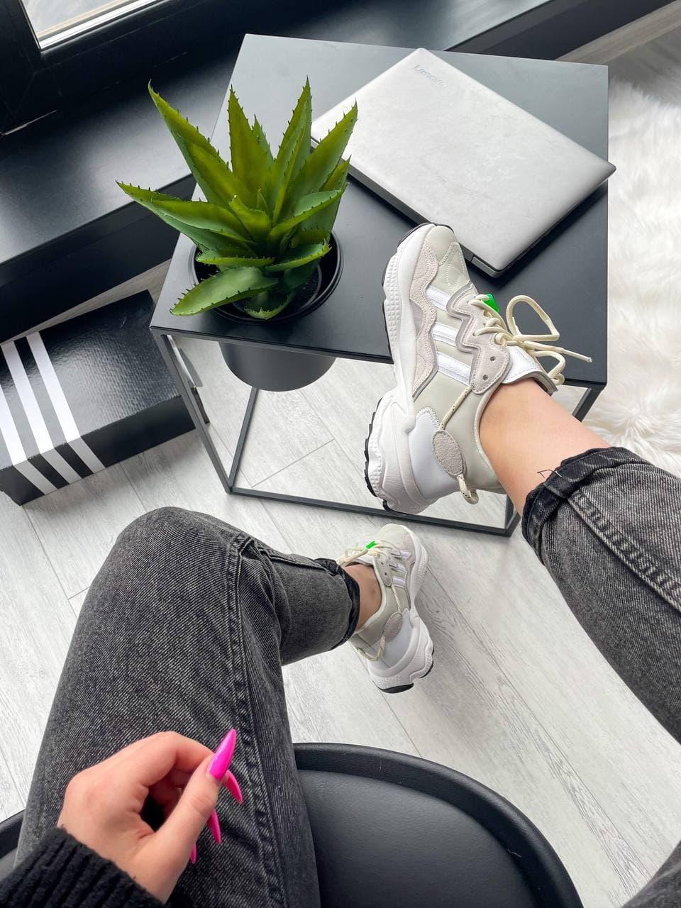 Adidas Ozweego Adiprene Pride White Grey Black
