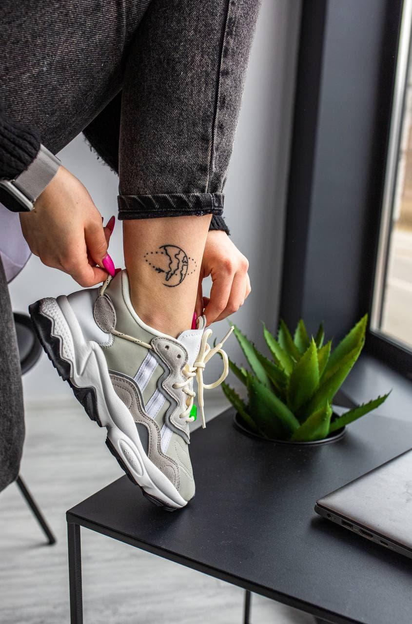 Adidas Ozweego Adiprene Pride White Grey Black