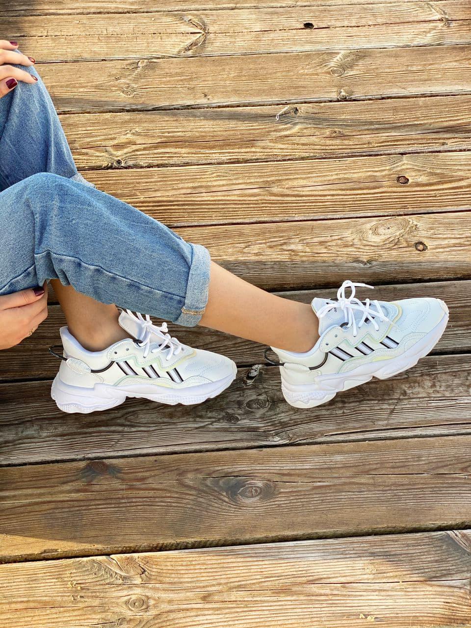 Adidas Ozweego Adiprene Pride White Black 3