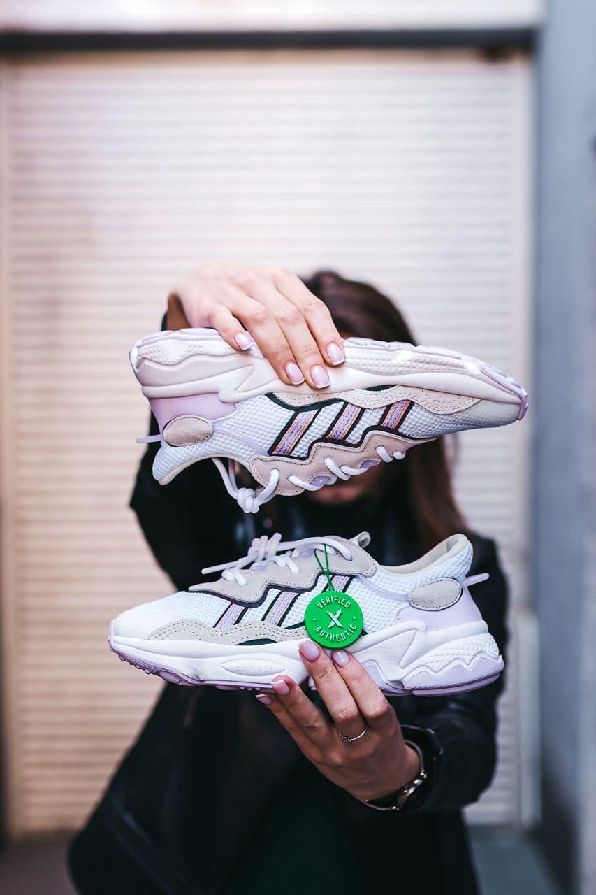 Adidas Ozweego Adiprene Pride White Grey Rose