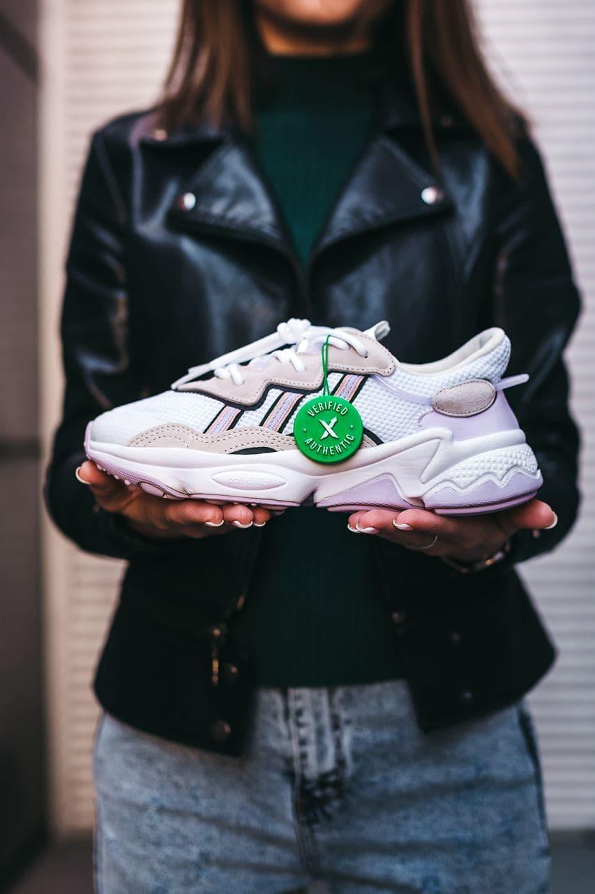 Adidas Ozweego Adiprene Pride White Grey Rose