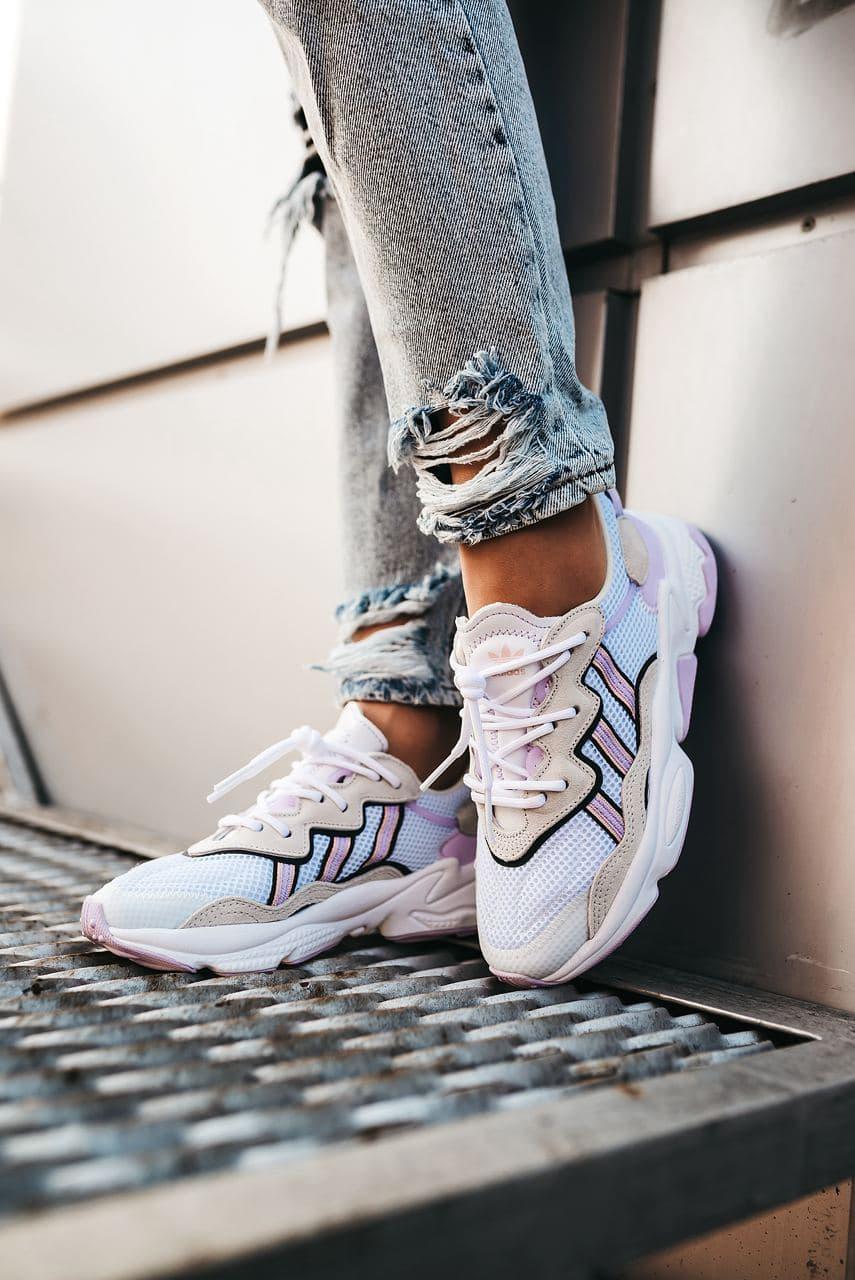 Adidas Ozweego Adiprene Pride White Grey Rose