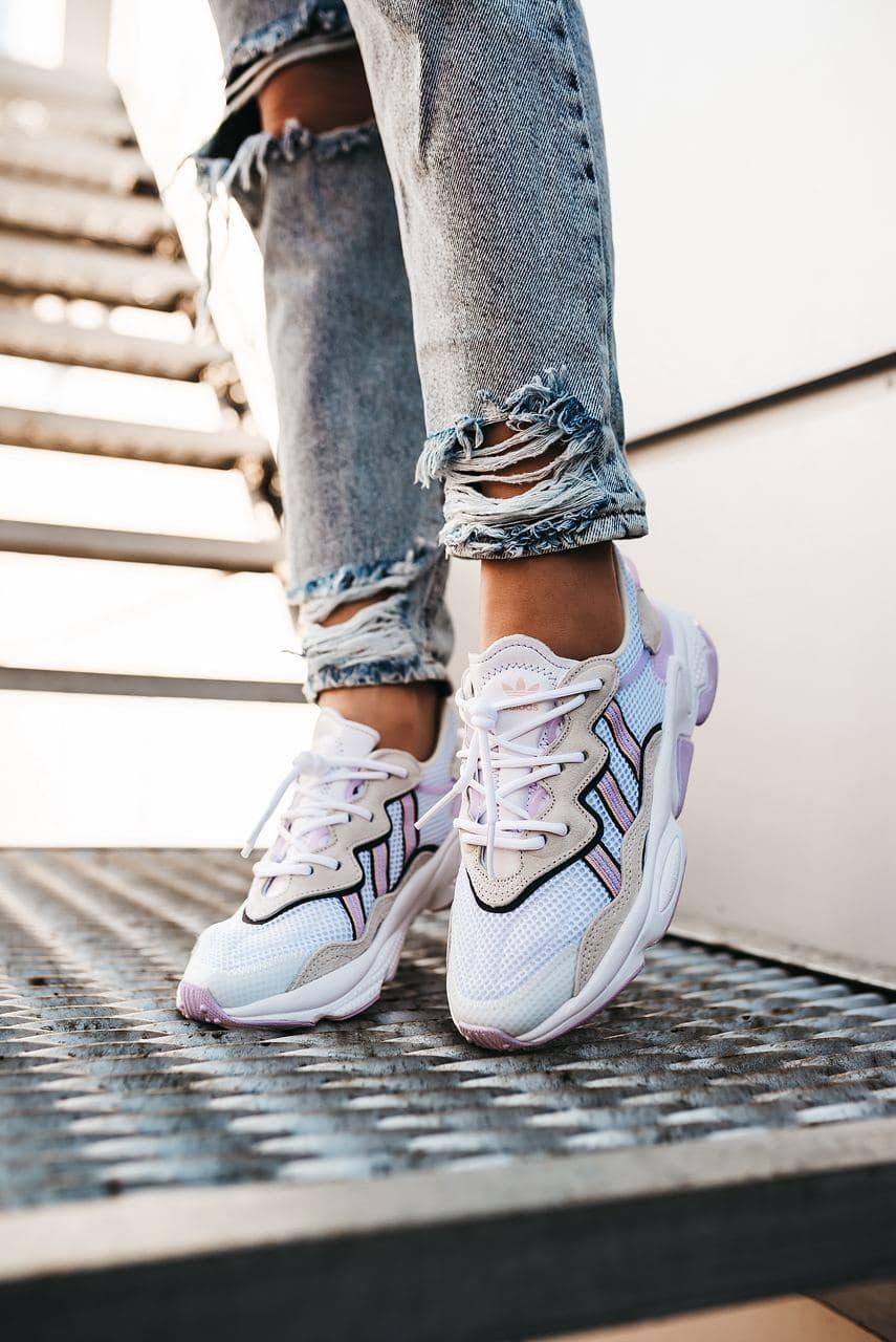 Adidas Ozweego Adiprene Pride White Grey Rose