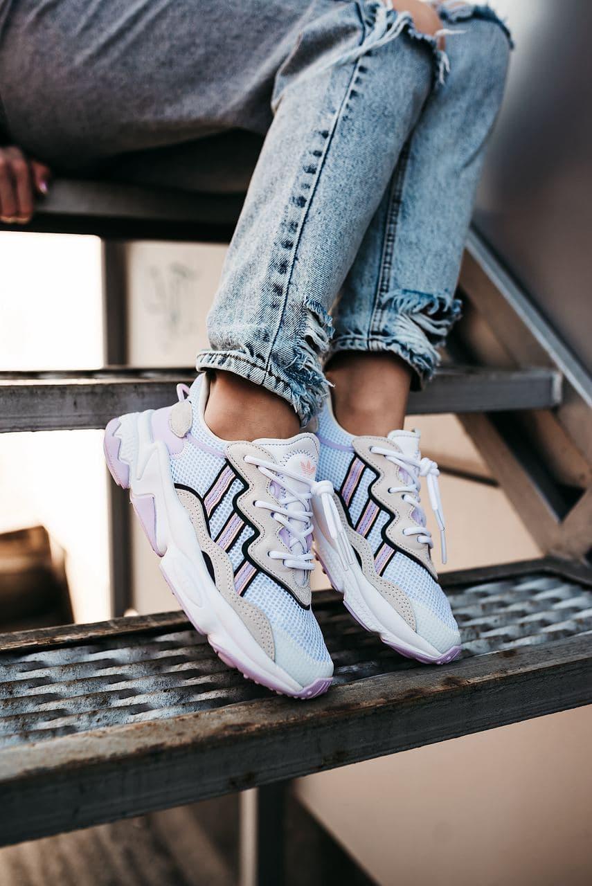Adidas Ozweego Adiprene Pride White Grey Rose