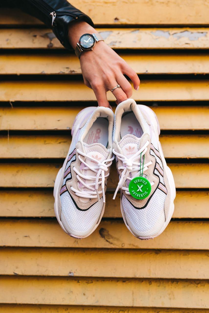 Adidas Ozweego Adiprene Pride White Grey Rose