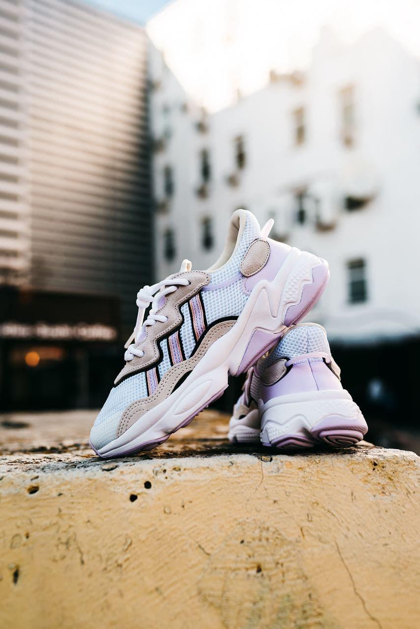 Adidas Ozweego Adiprene Pride White Grey Rose
