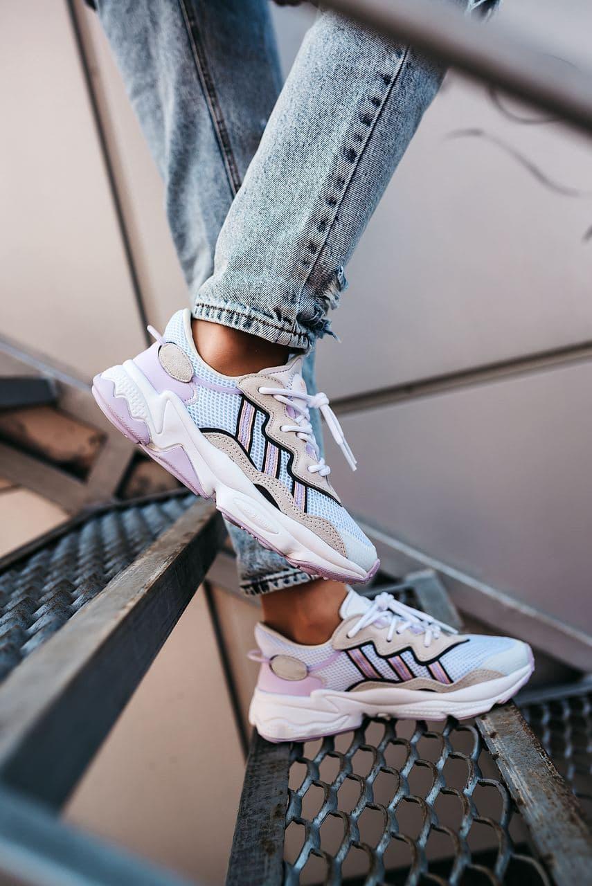 Adidas Ozweego Adiprene Pride White Grey Rose