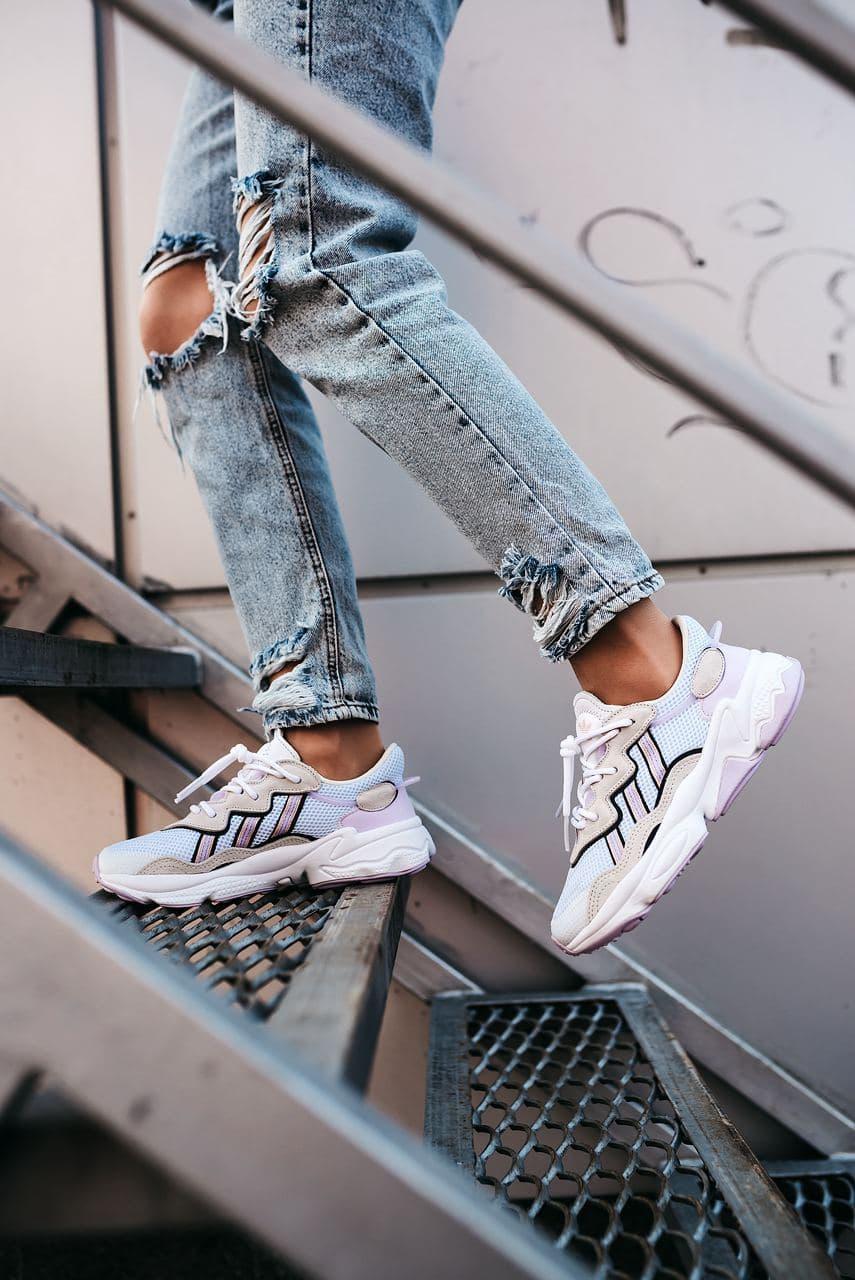 Adidas Ozweego Adiprene Pride White Grey Rose