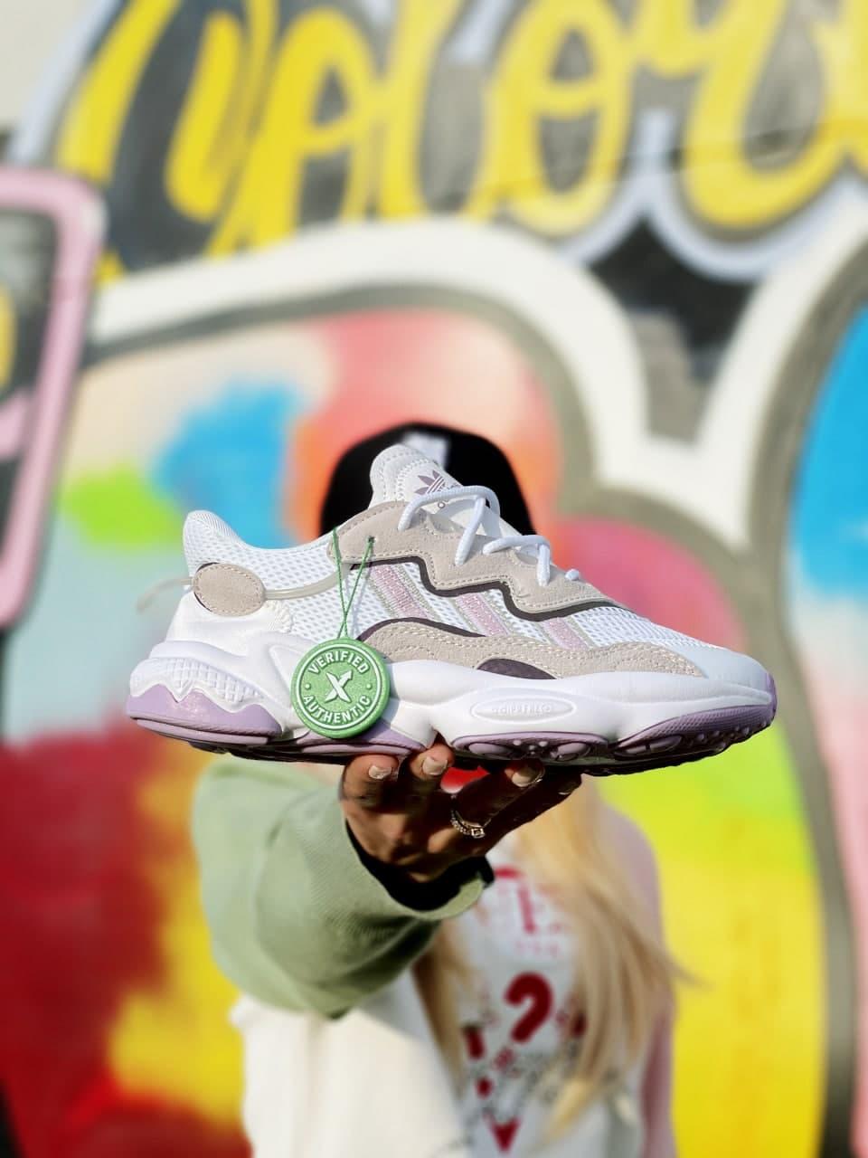 Adidas Ozweego Adiprene Pride White Grey Rose