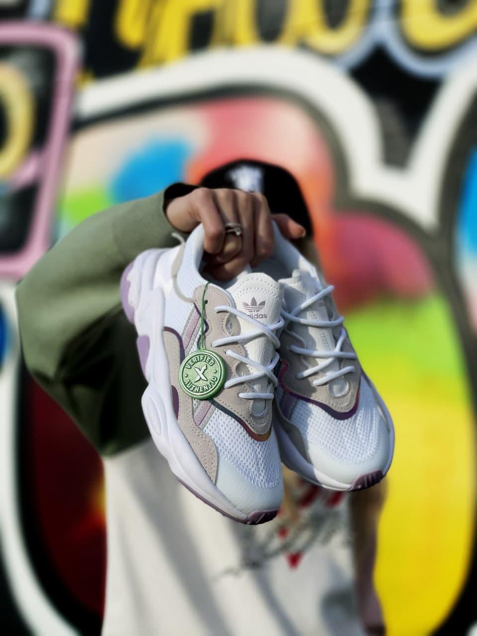 Adidas Ozweego Adiprene Pride White Grey Rose