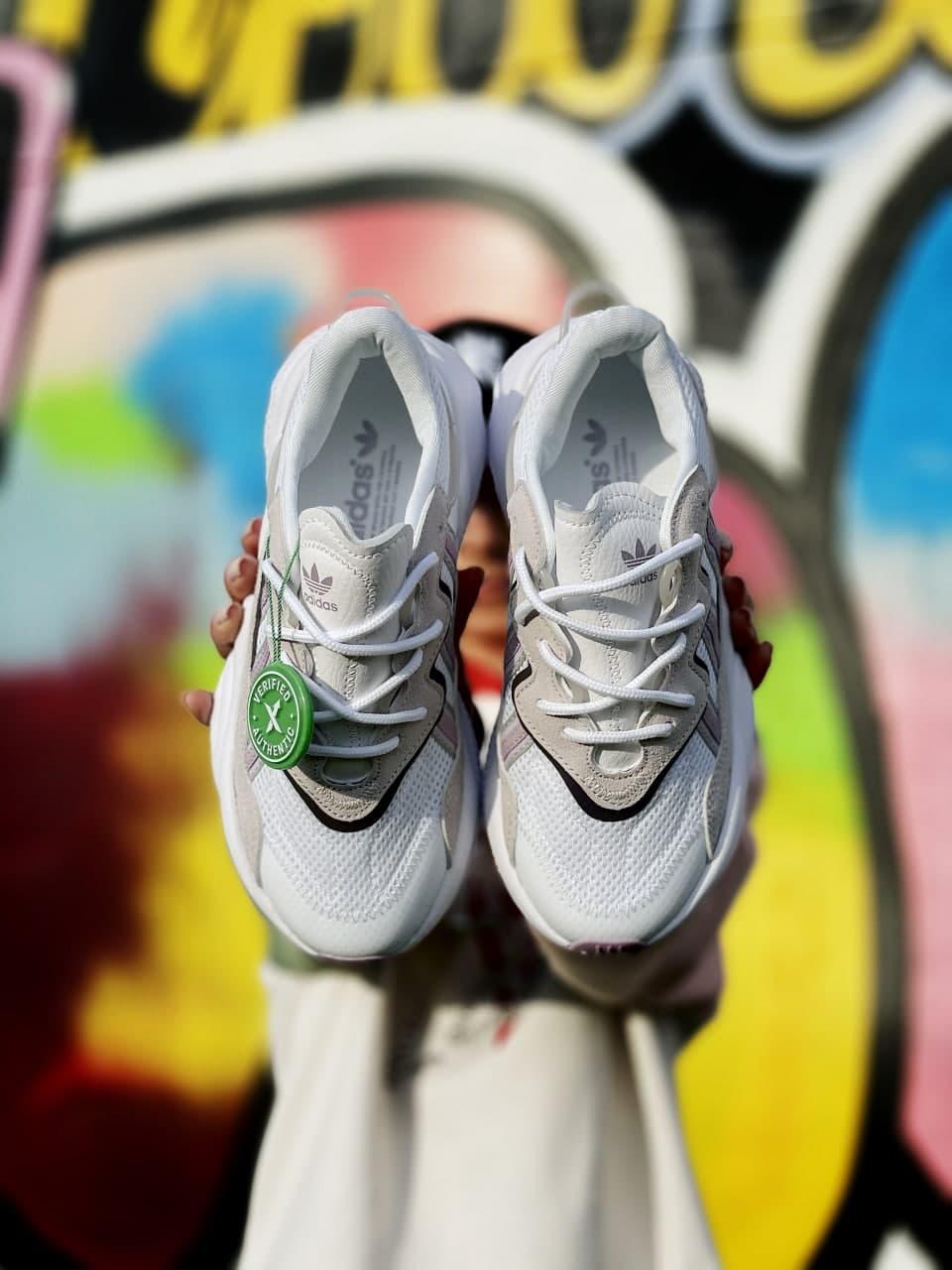 Adidas Ozweego Adiprene Pride White Grey Rose