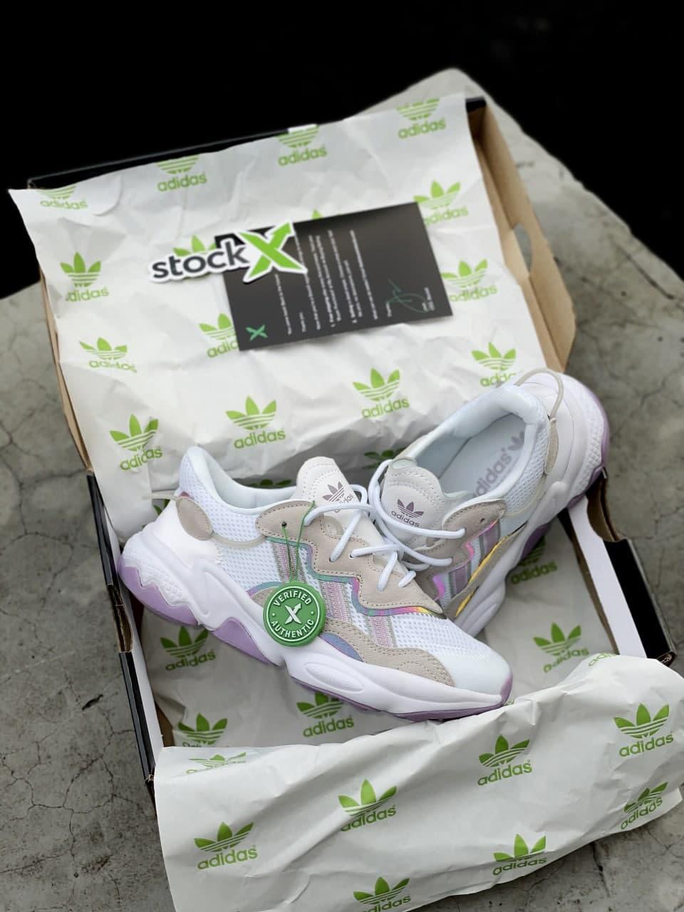Adidas Ozweego Adiprene Pride White Grey Rose