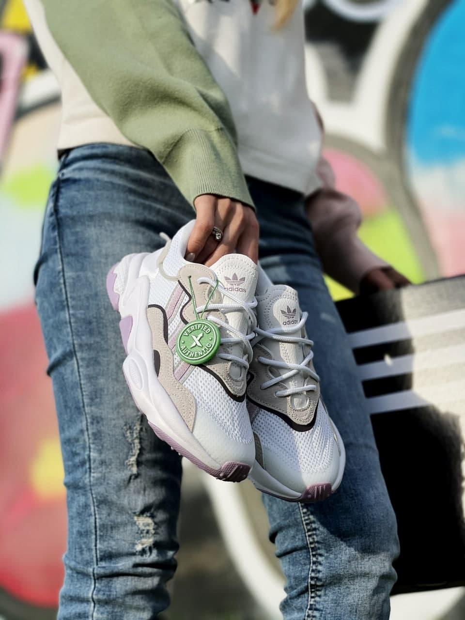 Adidas Ozweego Adiprene Pride White Grey Rose