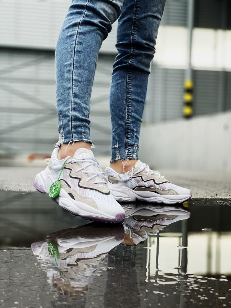 Adidas Ozweego Adiprene Pride White Grey Rose