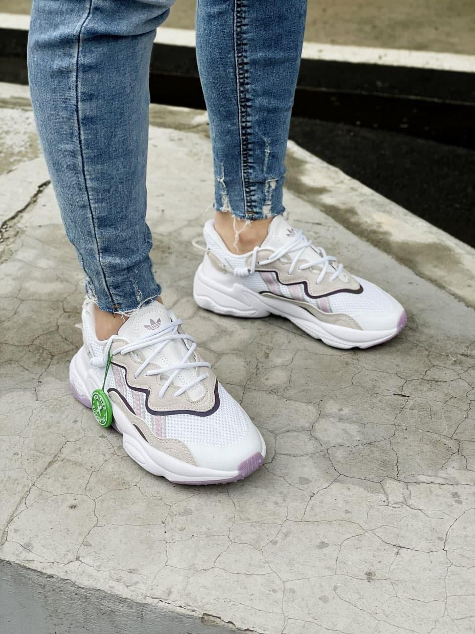 Adidas Ozweego Adiprene Pride White Grey Rose