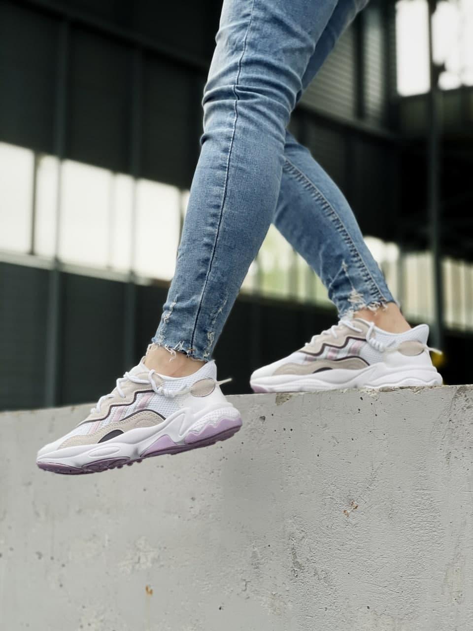 Adidas Ozweego Adiprene Pride White Grey Rose