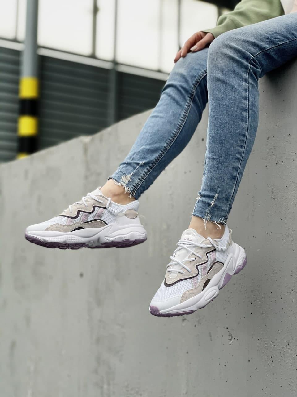 Adidas Ozweego Adiprene Pride White Grey Rose