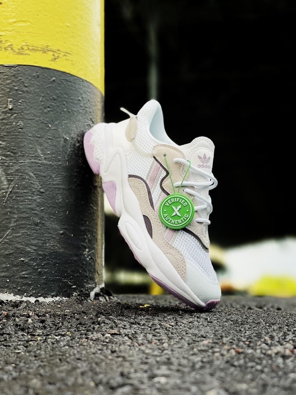 Adidas Ozweego Adiprene Pride White Grey Rose