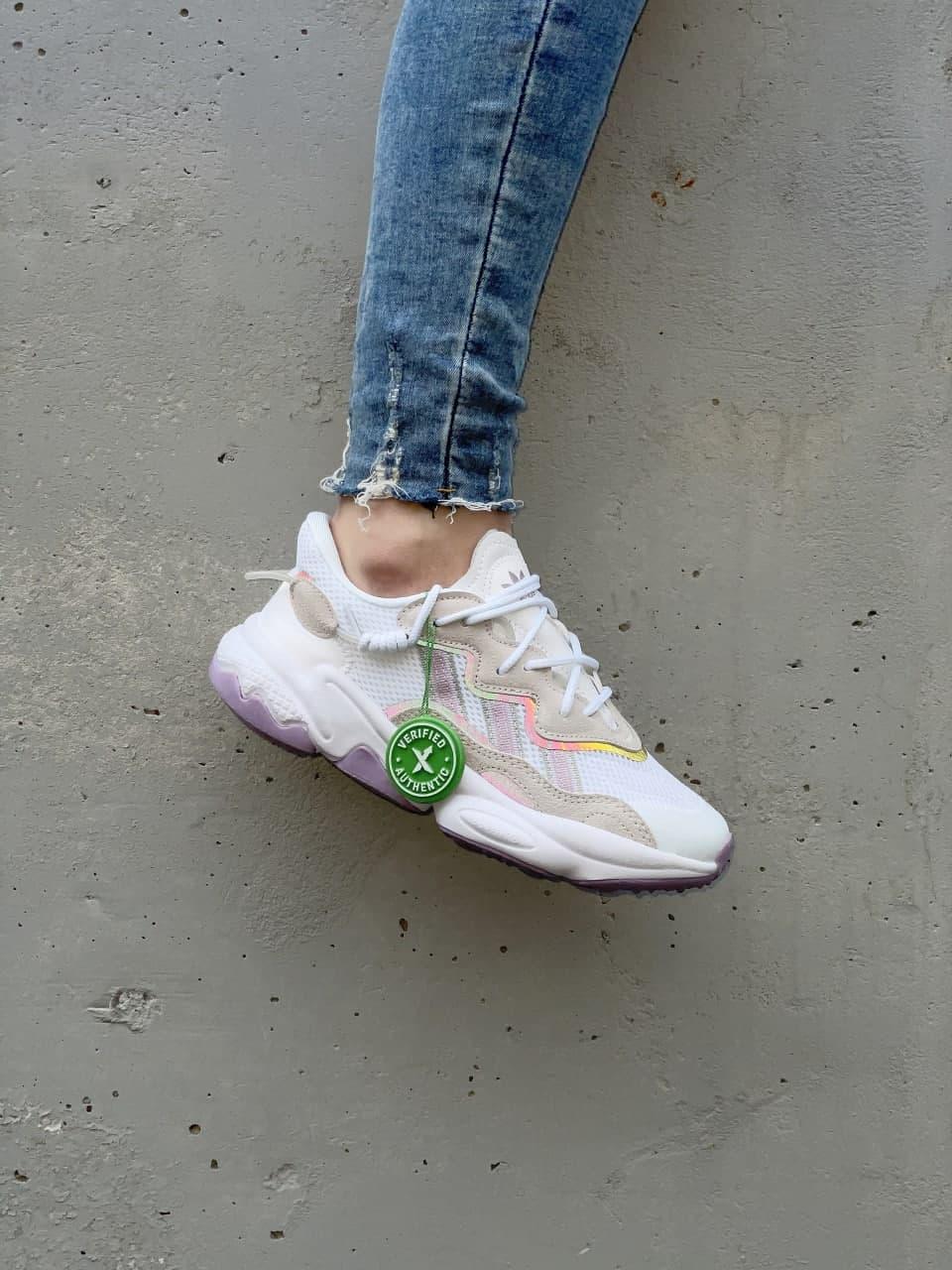Adidas Ozweego Adiprene Pride White Grey Rose