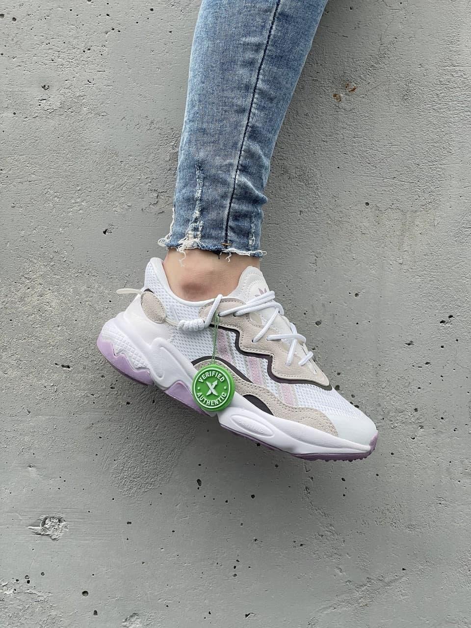 Adidas Ozweego Adiprene Pride White Grey Rose