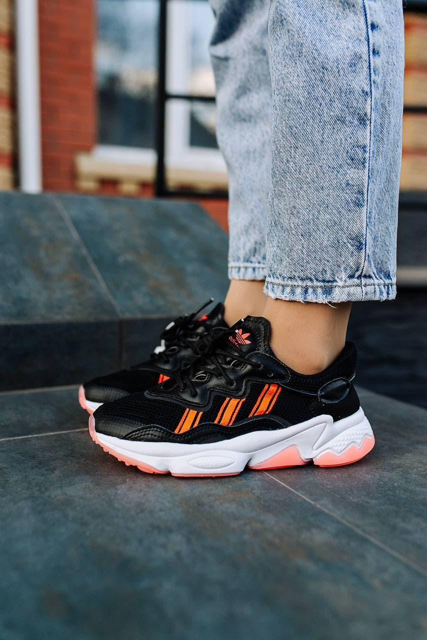 Adidas Ozweego Adiprene Pride Black White Pink