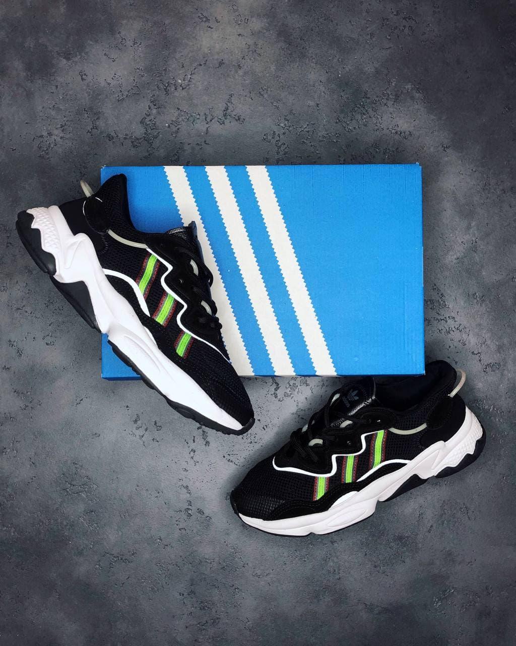 Adidas Ozweego Adiprene Pride Black White Green