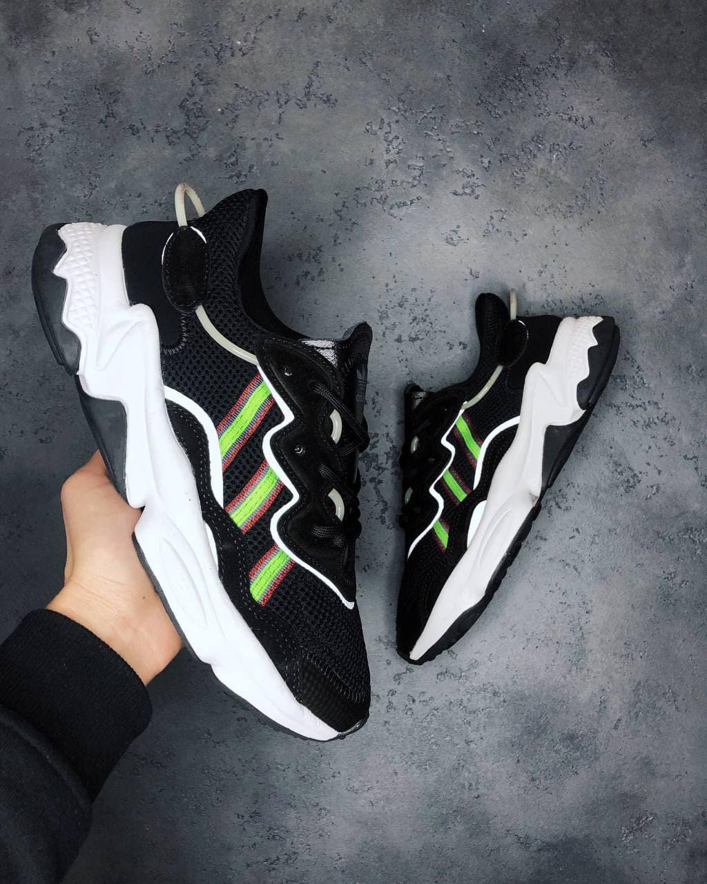 Adidas Ozweego Adiprene Pride Black White Green
