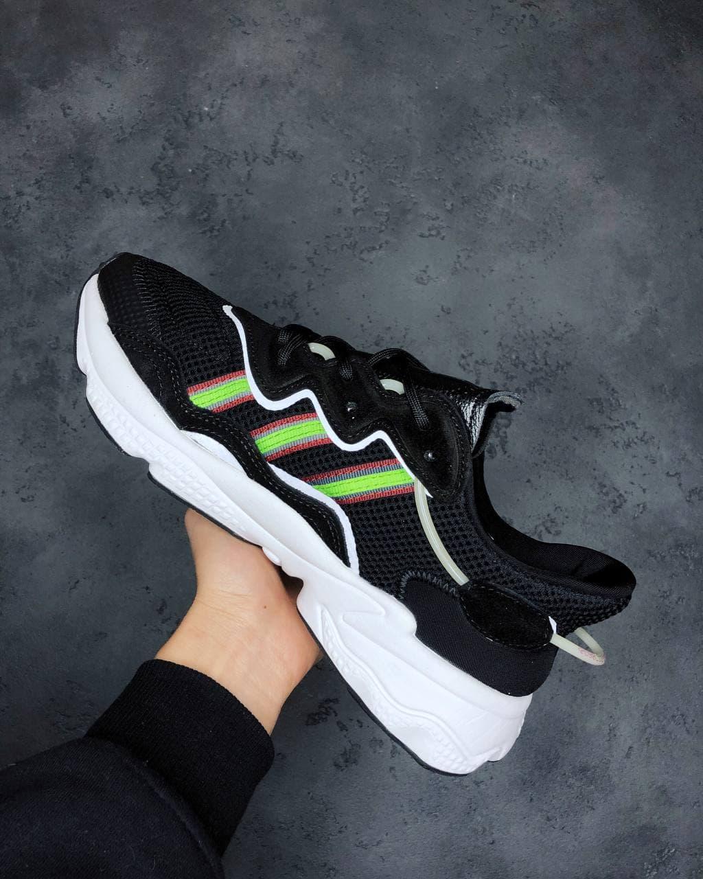 Adidas Ozweego Adiprene Pride Black White Green
