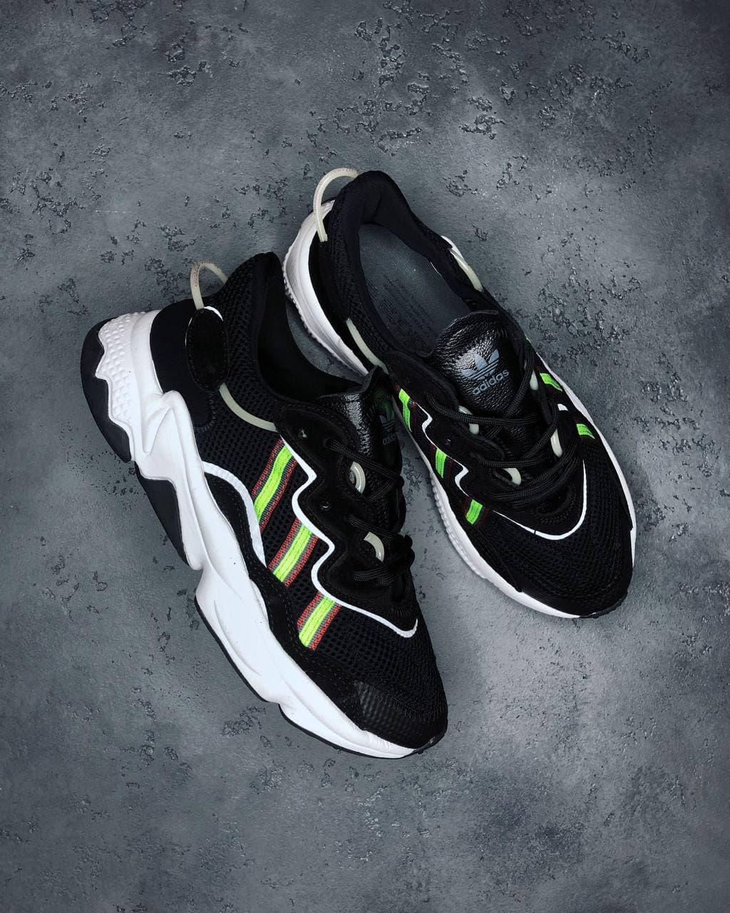 Adidas Ozweego Adiprene Pride Black White Green