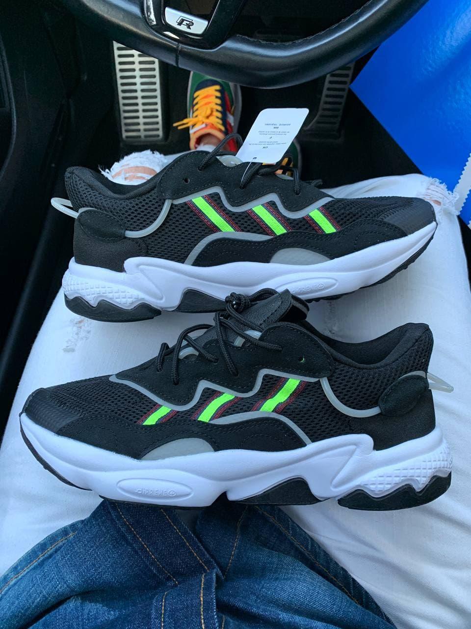Adidas Ozweego Adiprene Pride Black White Green